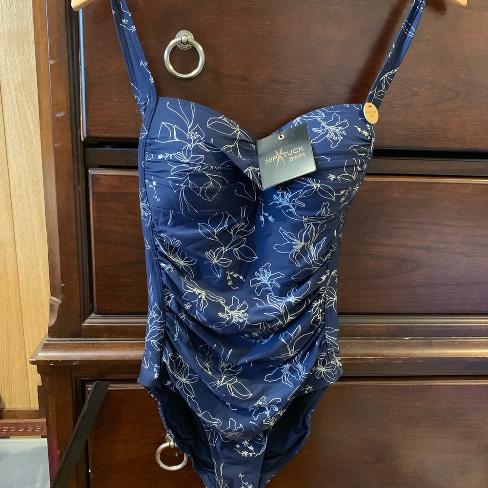 Nautica Women's Navy One Piece Swimsuit